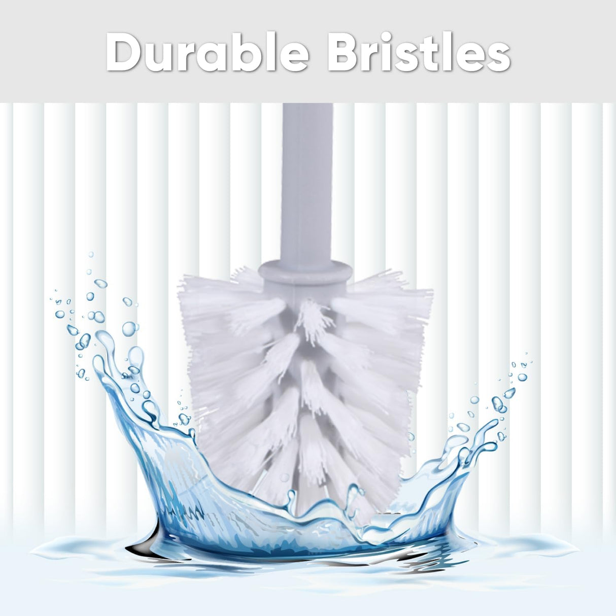 Toilet Bowl Brush and Holder Set | White Smoke | Superio