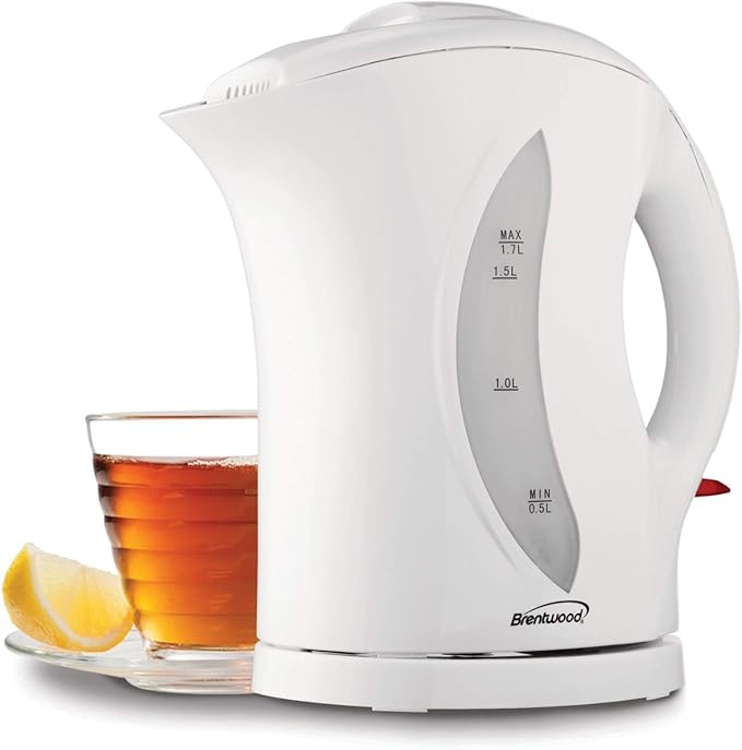 Electric Kettle 1.7L White Brentwood