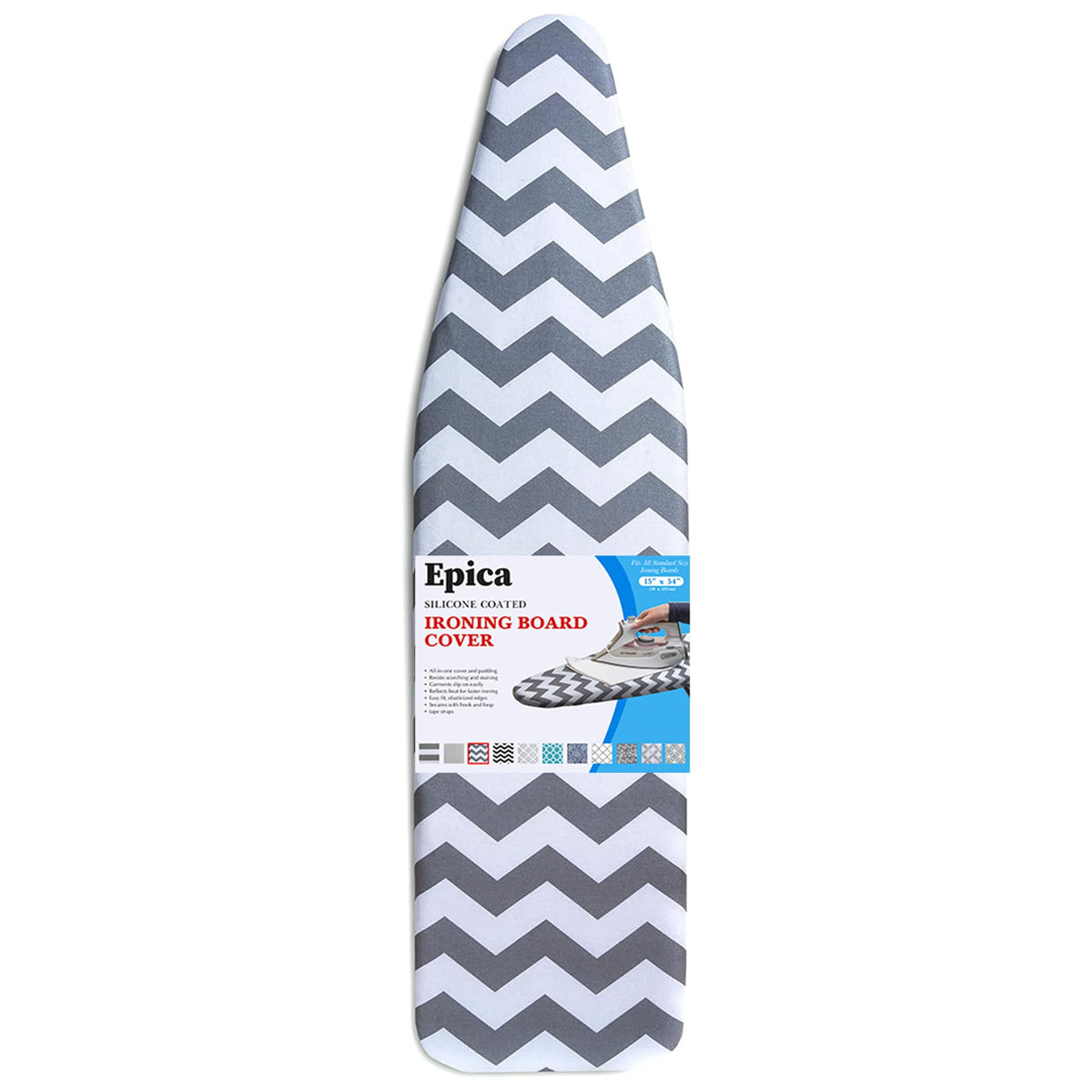 Ironing Board Cover & Pad 15"x54" Assorted