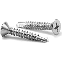 Sheet Metal Flat Tek (6 x 1) 100PC