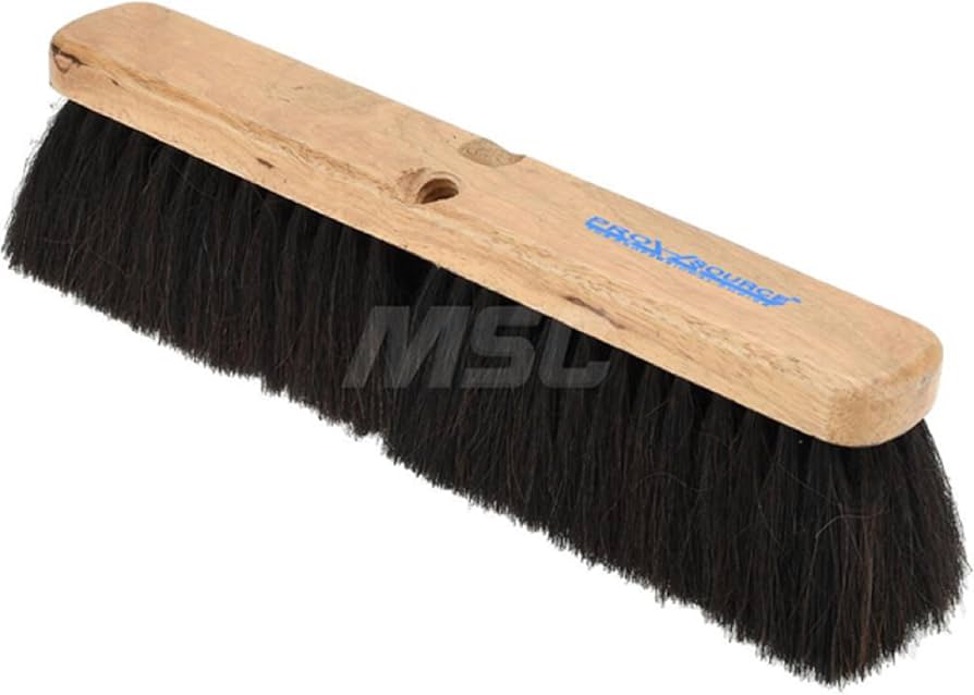 Black Poly Push Broom 14"