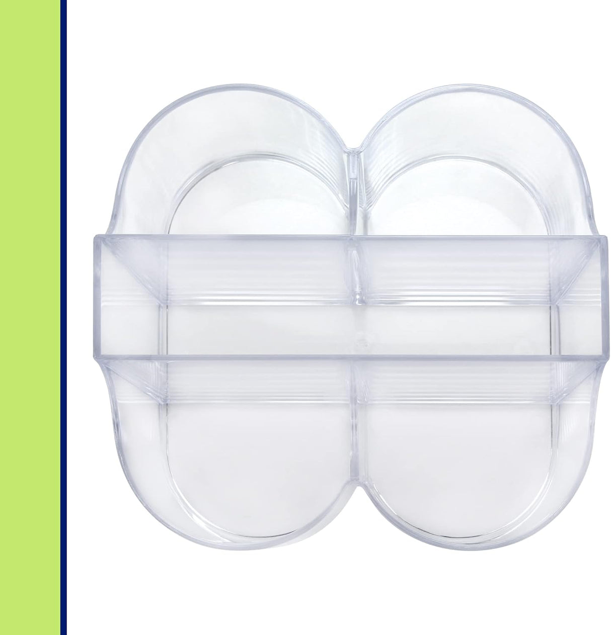 Cutlery Caddy Organiser | 5 Compartment | Clear | Lillian