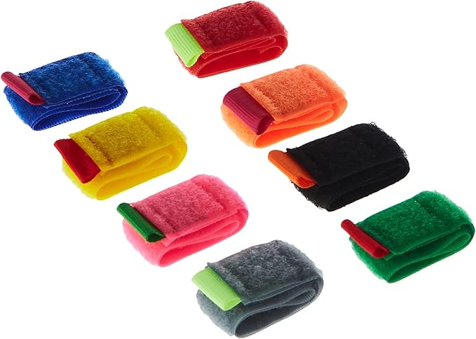 Color Cable Ties 8PK Kikkerland