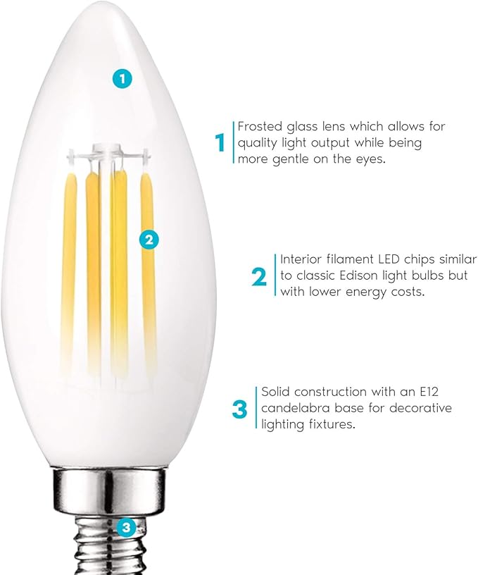 LED E12 Frosty Bulb