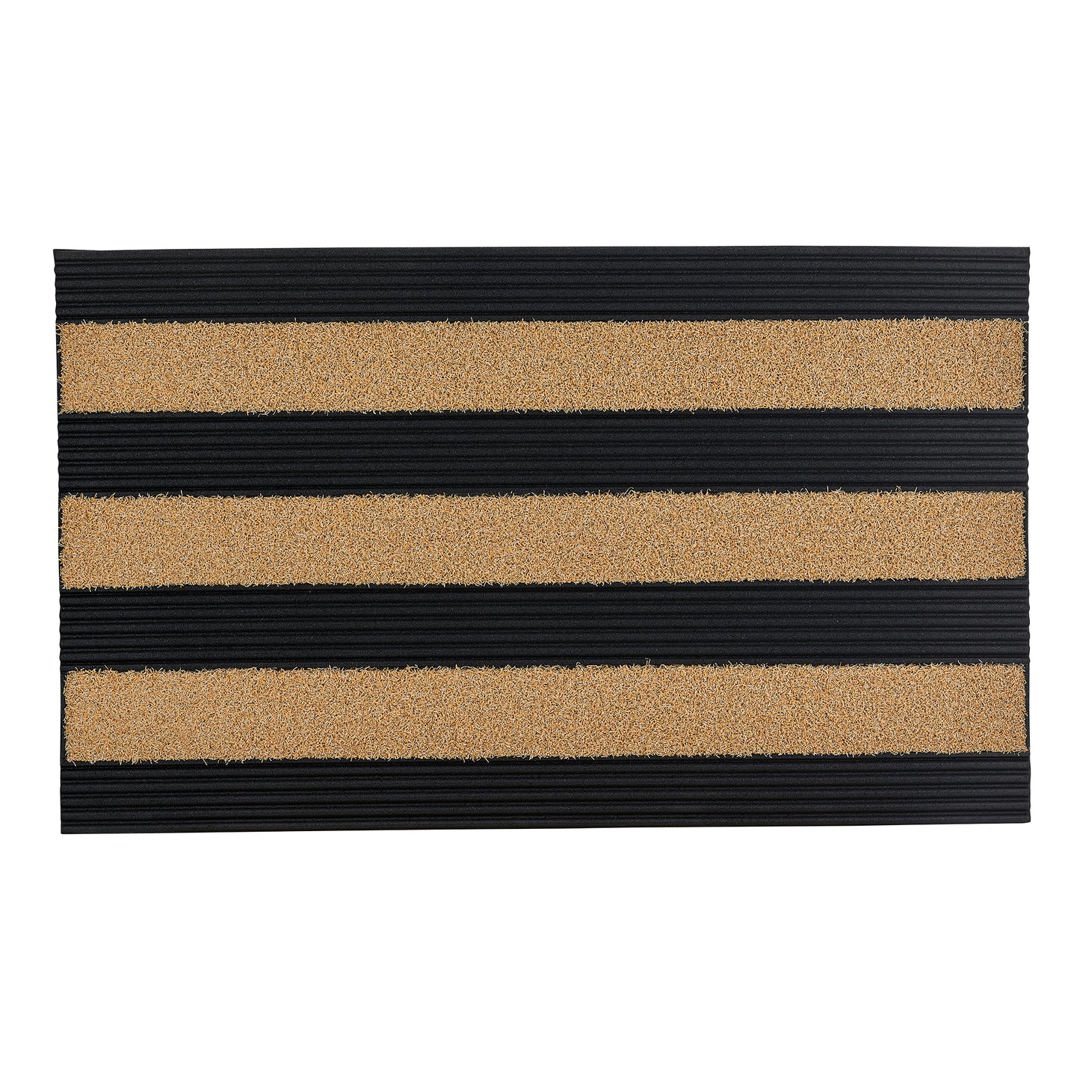 Ribbed Coir Doormat (Beige) (18" x 30")