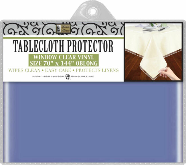 Clear Vinyl Table Protector | 70" x 144" | Better home