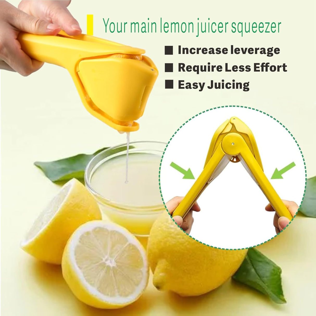 Lemon Squeezer Manual | Yellow | Kosher Cook