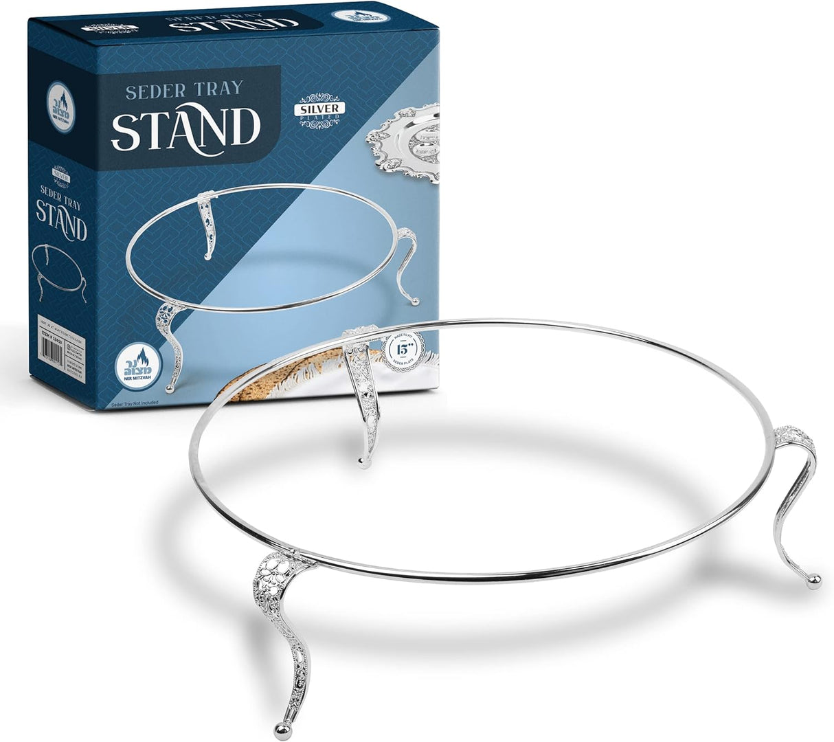 Silver Plated Seder Plater Holder