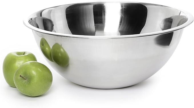 Stainless Steel Mixing Bowl | 8QT | Silver | YBM Home