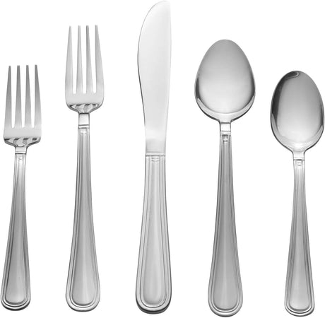 20pc Flatware Set Wareham | Silver | Stainless Steel | Pfaltzgraff