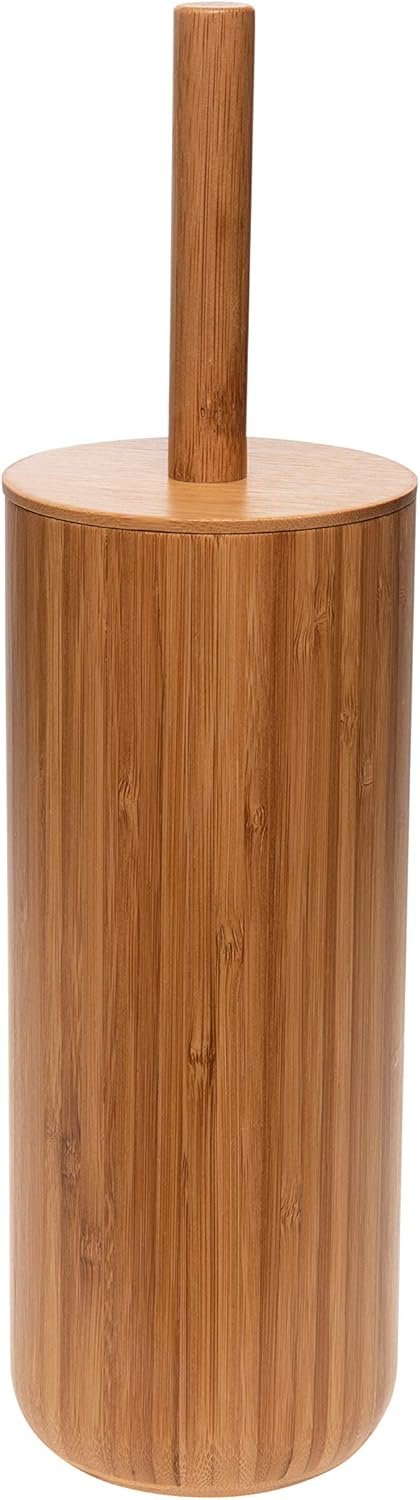 Toilet Bowl Brush | Bamboo Handle | Round Design | Bath Bliss