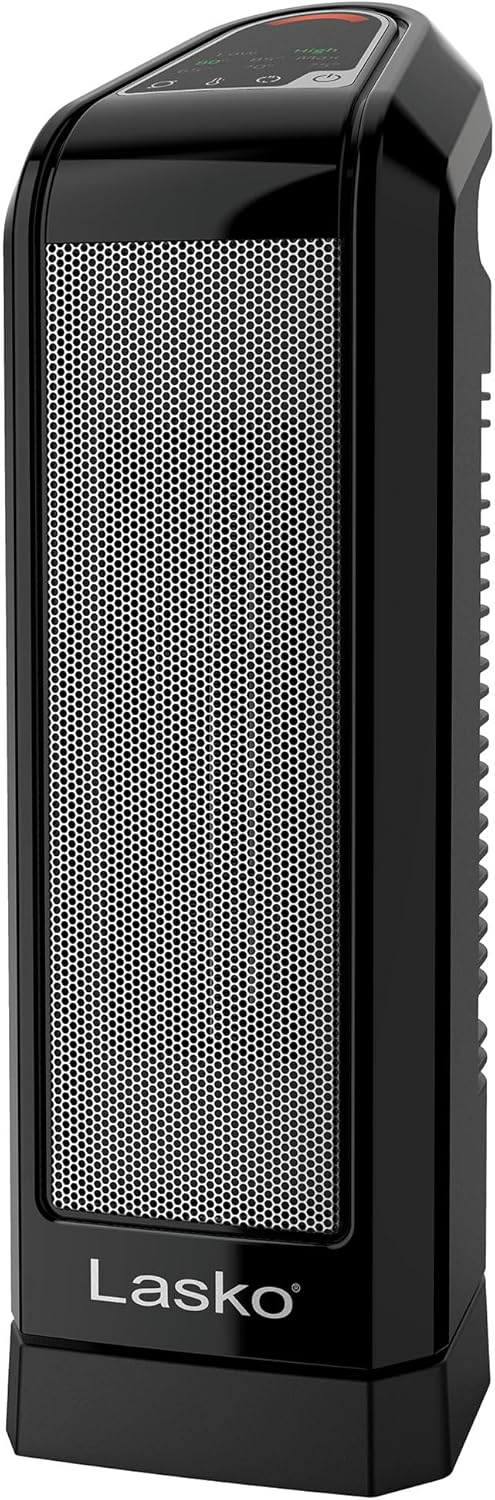 Ceramic Tower Heater 16.5" Tall Lasko