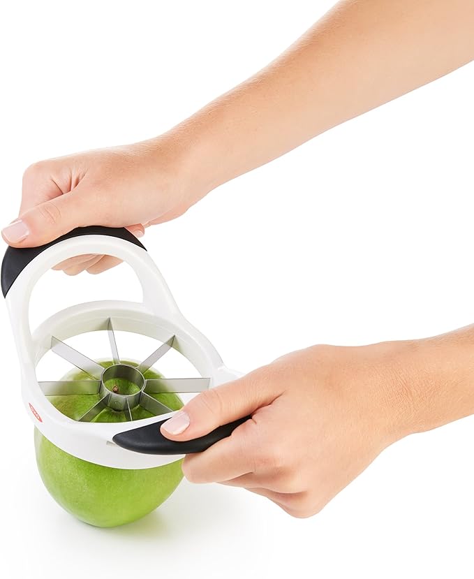 OXO Apple Slicer | White SoftWorks Apple Divider | Stainless Steel