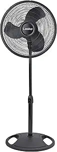 Oscillating Pedestal Fan (16") 3 Speed Black Lasko