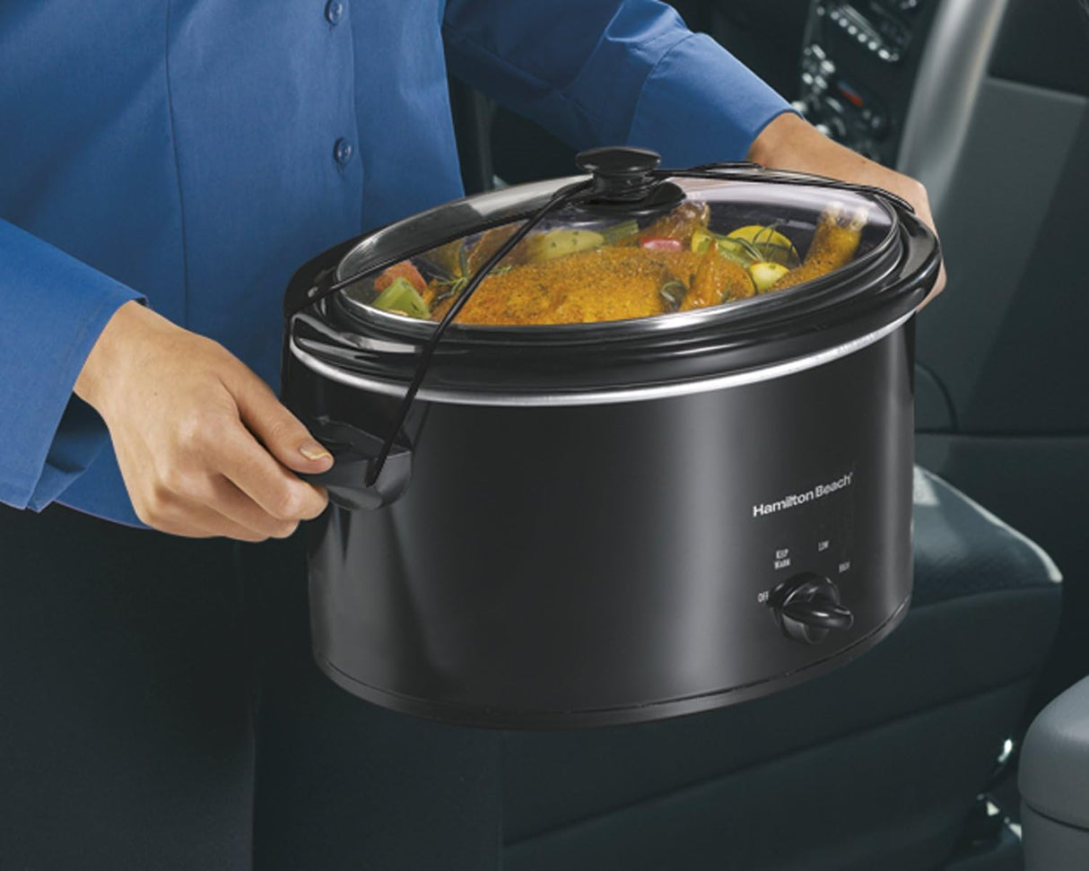 Slow Cooker 5QT Black Hamilton Beach