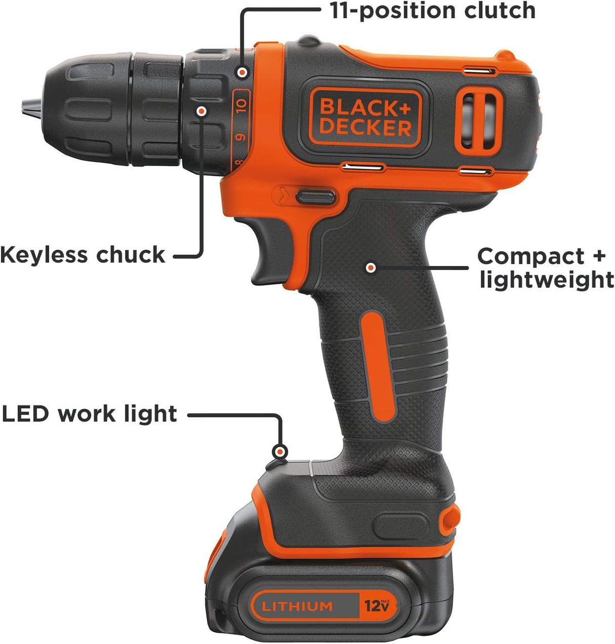 Black+Decker Cordless Drill