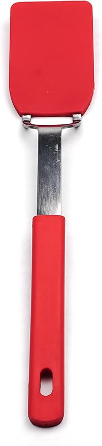 Nylon Spatula With Stainless Steel Handle | Red | 10.75x2" | RVSP