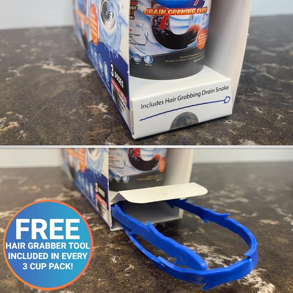 Drain Opener Cups 3 Doses Plumb RX
