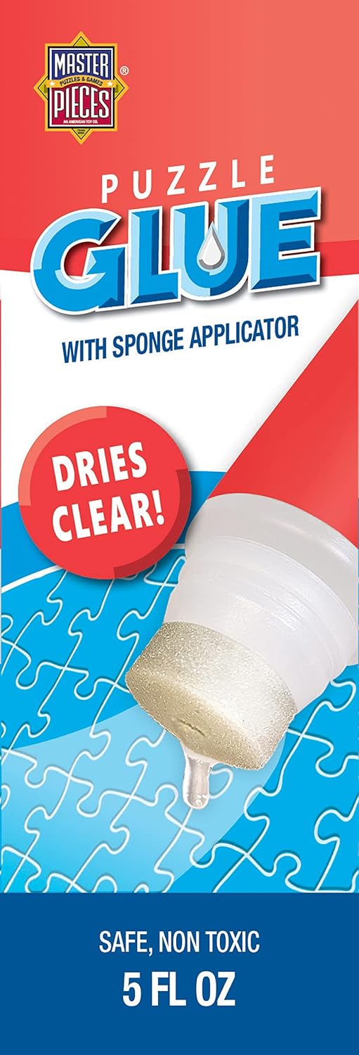 Puzzle Glue w/Sponge Applicator 5oz