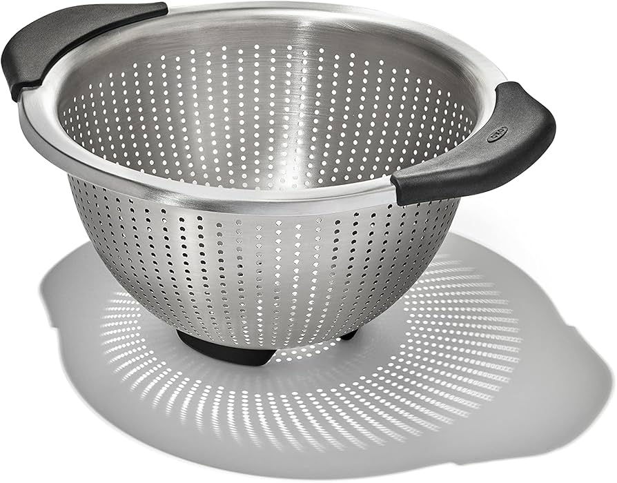 Stainless Steel Colander | 3QT Capacity | Silver | OXO