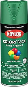 Krylon COLORmaxx Spray Paint and Primer | 12 oz | Emerald Green
