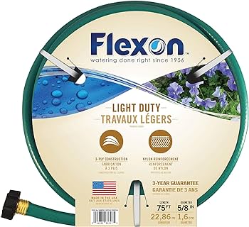 Garden Hose 75 FT | Premium Lightweight | Flexon