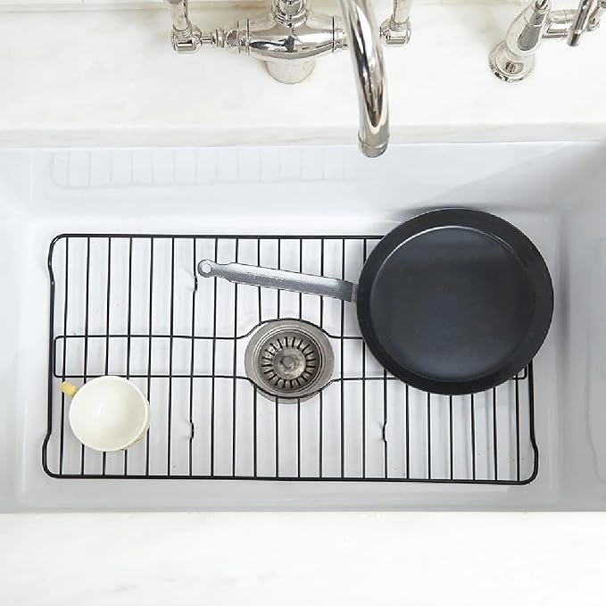 Large Sink Rack Black