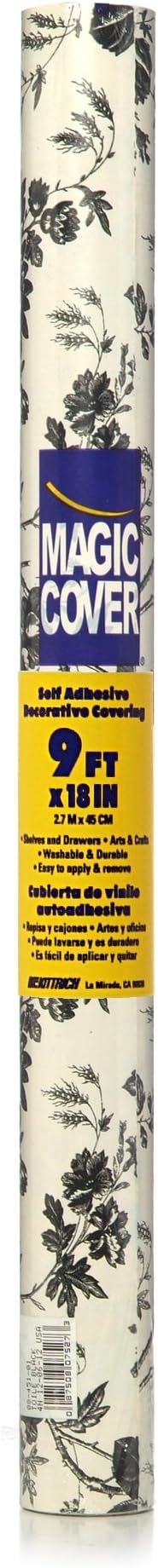 Toile Black 3YD Contact Paper