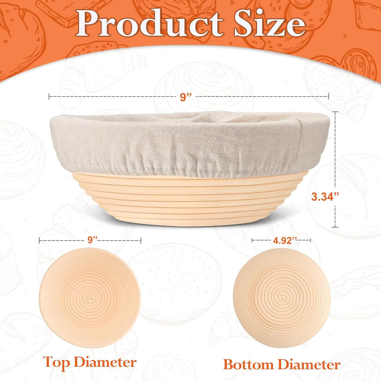 Round Bread Basket