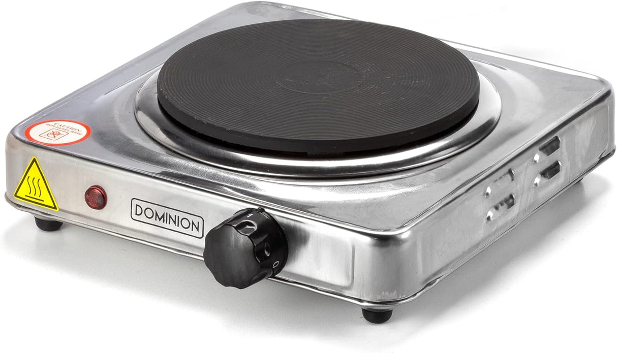Electric Burner Hot Plate Stainless Steel Dominion