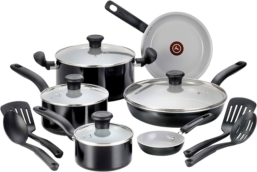 T Fal Cookware Set 14 pc | Ceramic Non Stick
