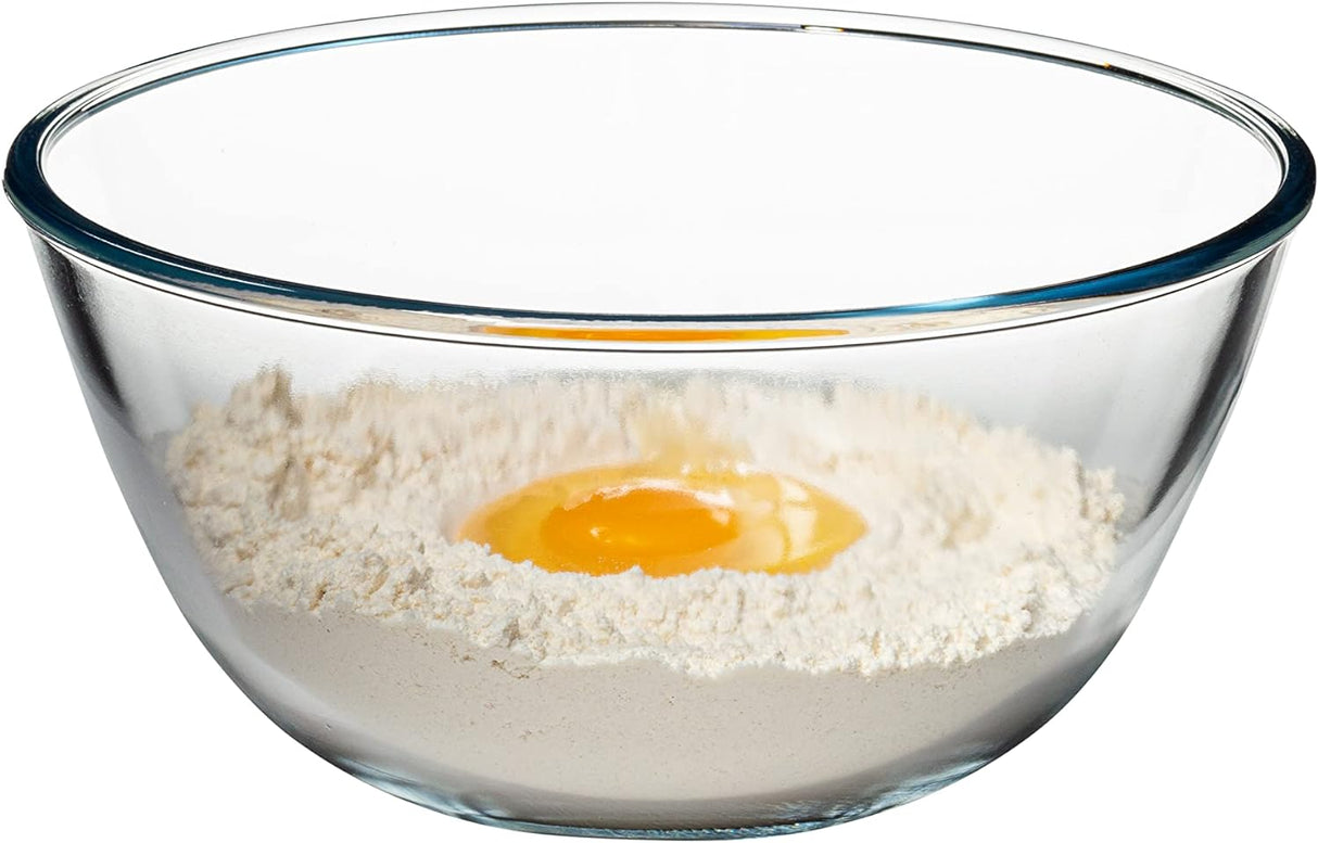 Glass Mixing Bowl | 1.7LT | Heat‑Resistant | Clear | Simax