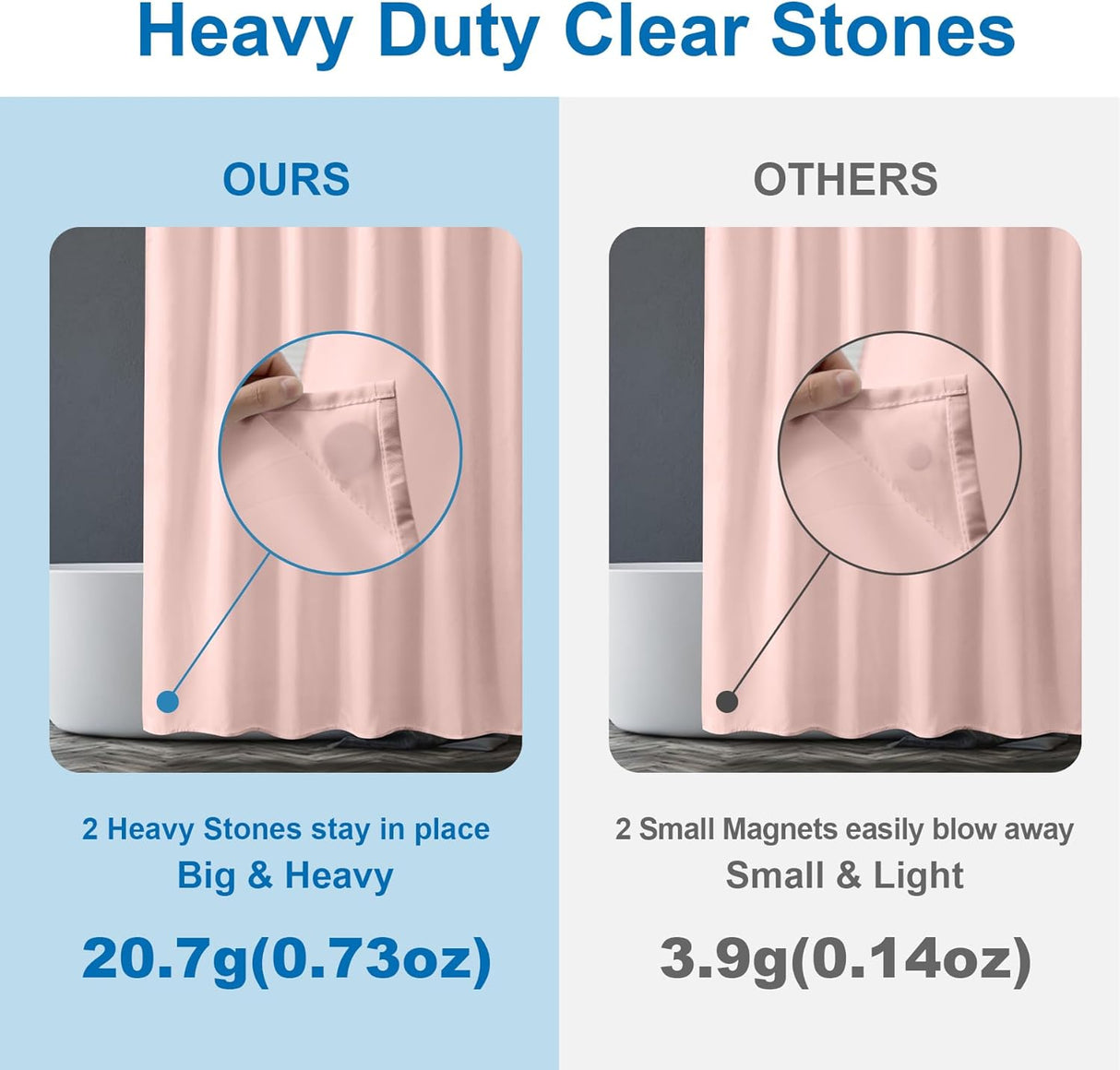 Shower Liner By InterDesign | Pink | 72×72 inches