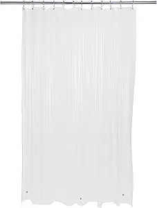 Shower Liner By Bath Bliss | White | 70 x 72 Inches