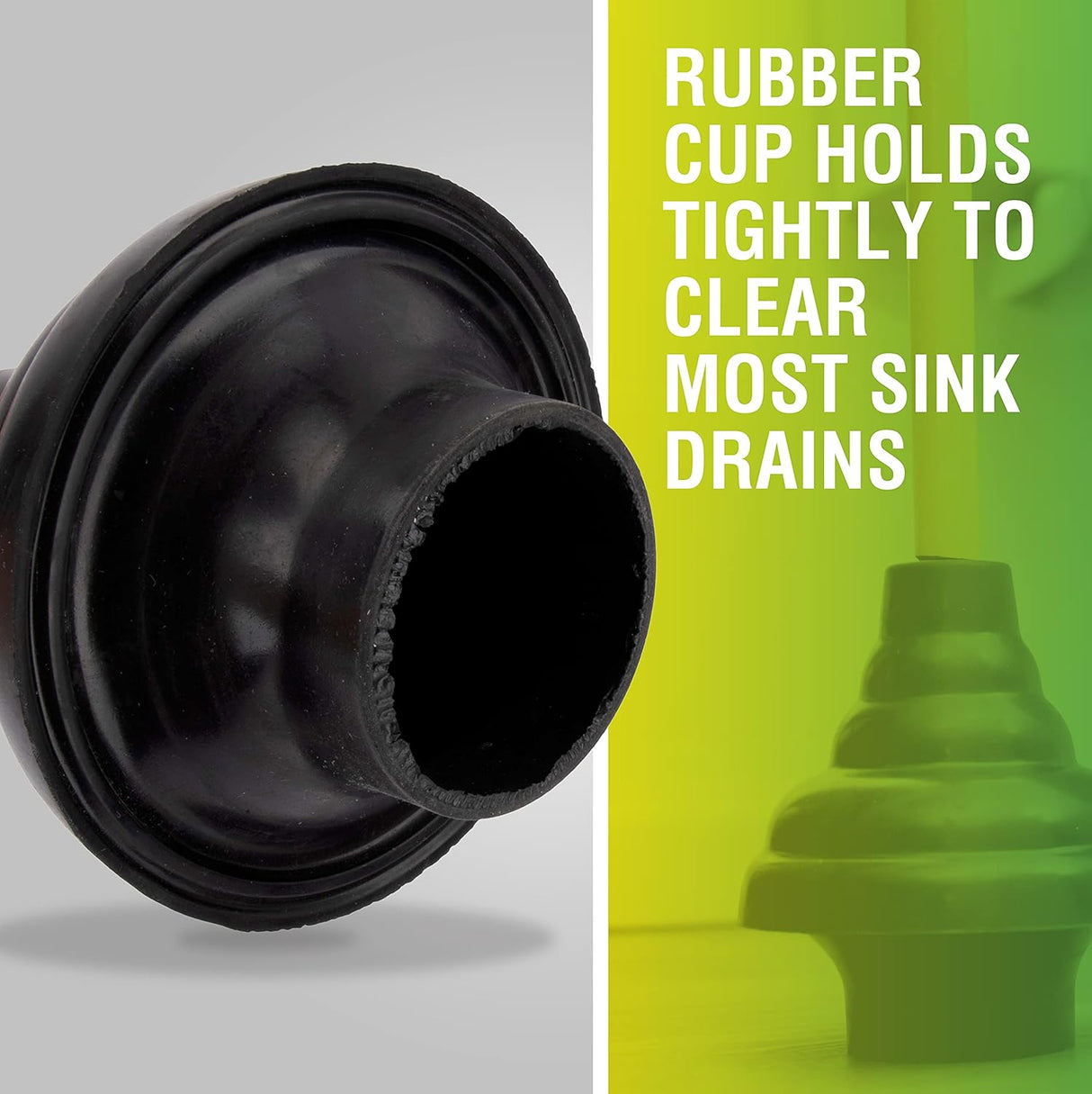 Toilet Plunger By Tuff Stuff | 6″ Flange Cup | 18″ Wood Handle