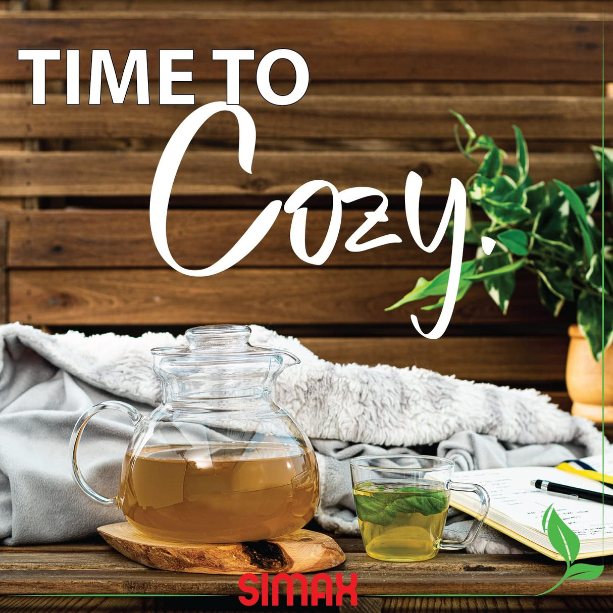 Glass Teapot for Stovetop | Glass Tea Kettle | 1QT | Simax