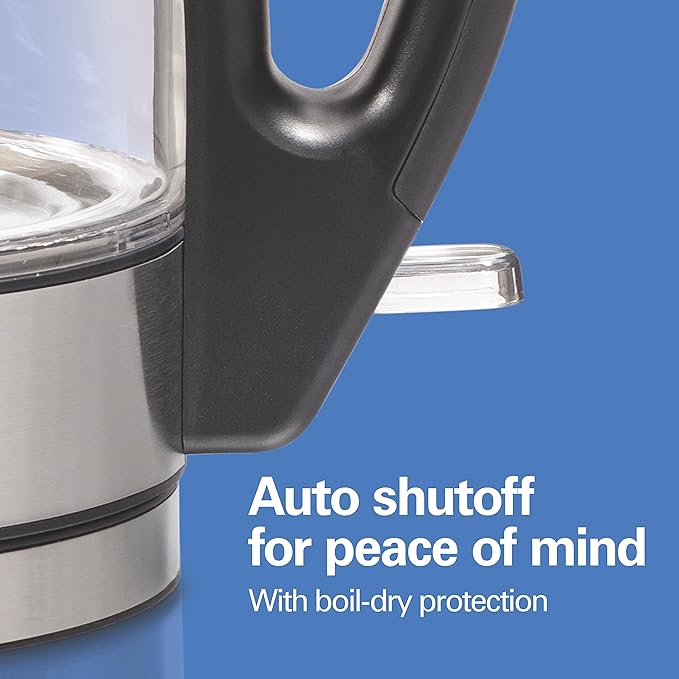 Compact Glass Kettle 1LT Hamilton Beach