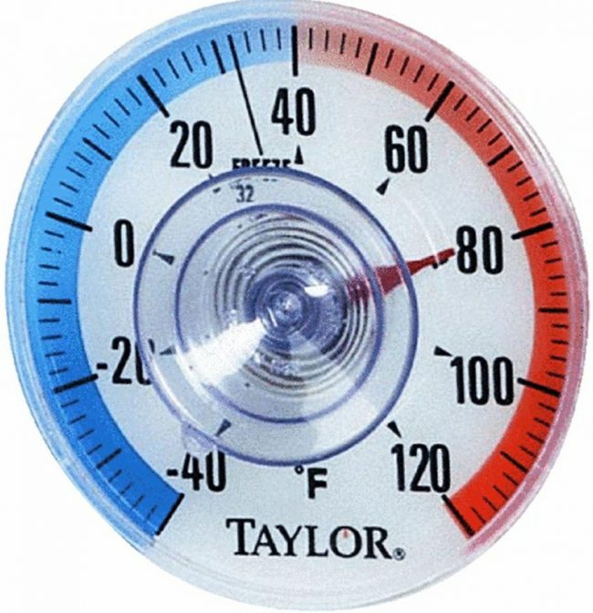 Thermometer Outdoor Stick-On Dial Taylor