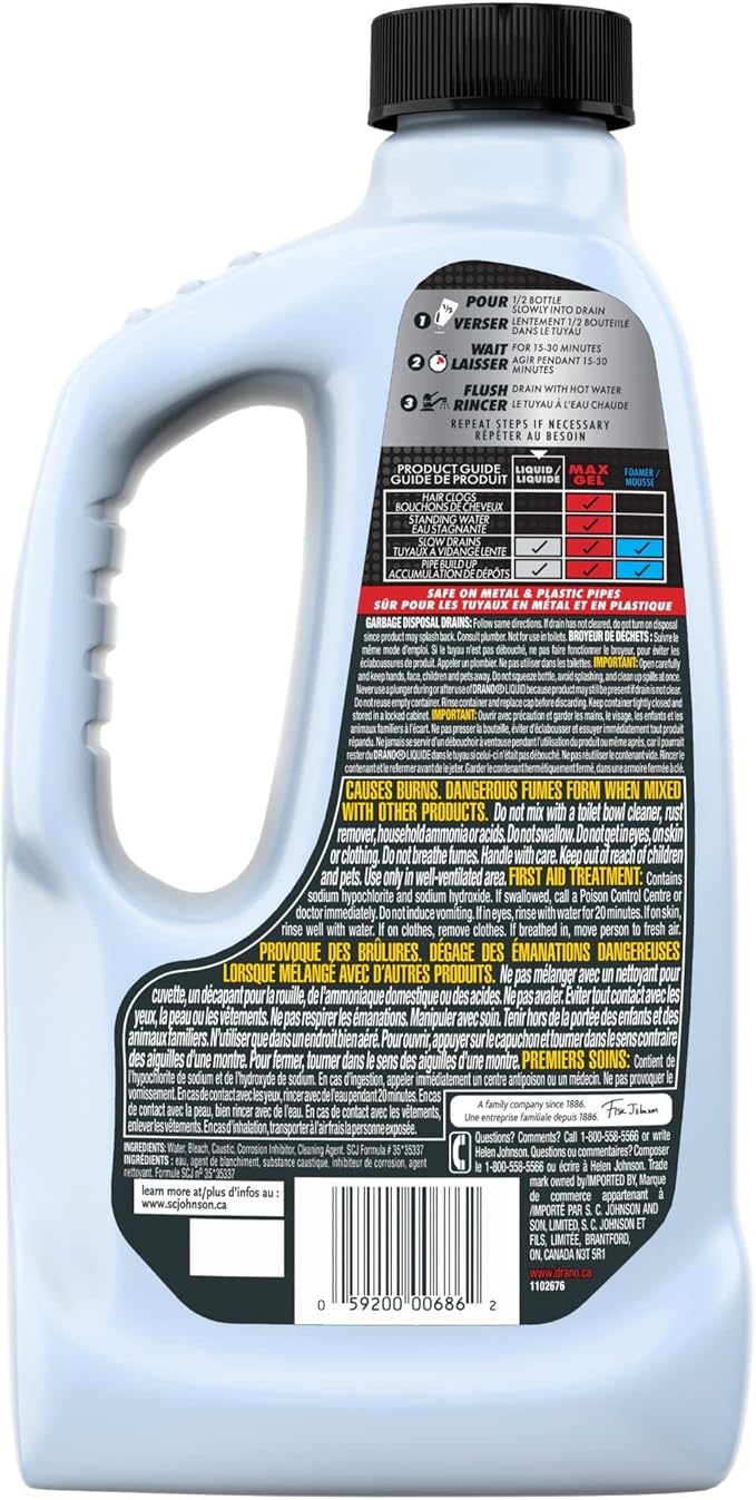 Drano Liquid 900ml
