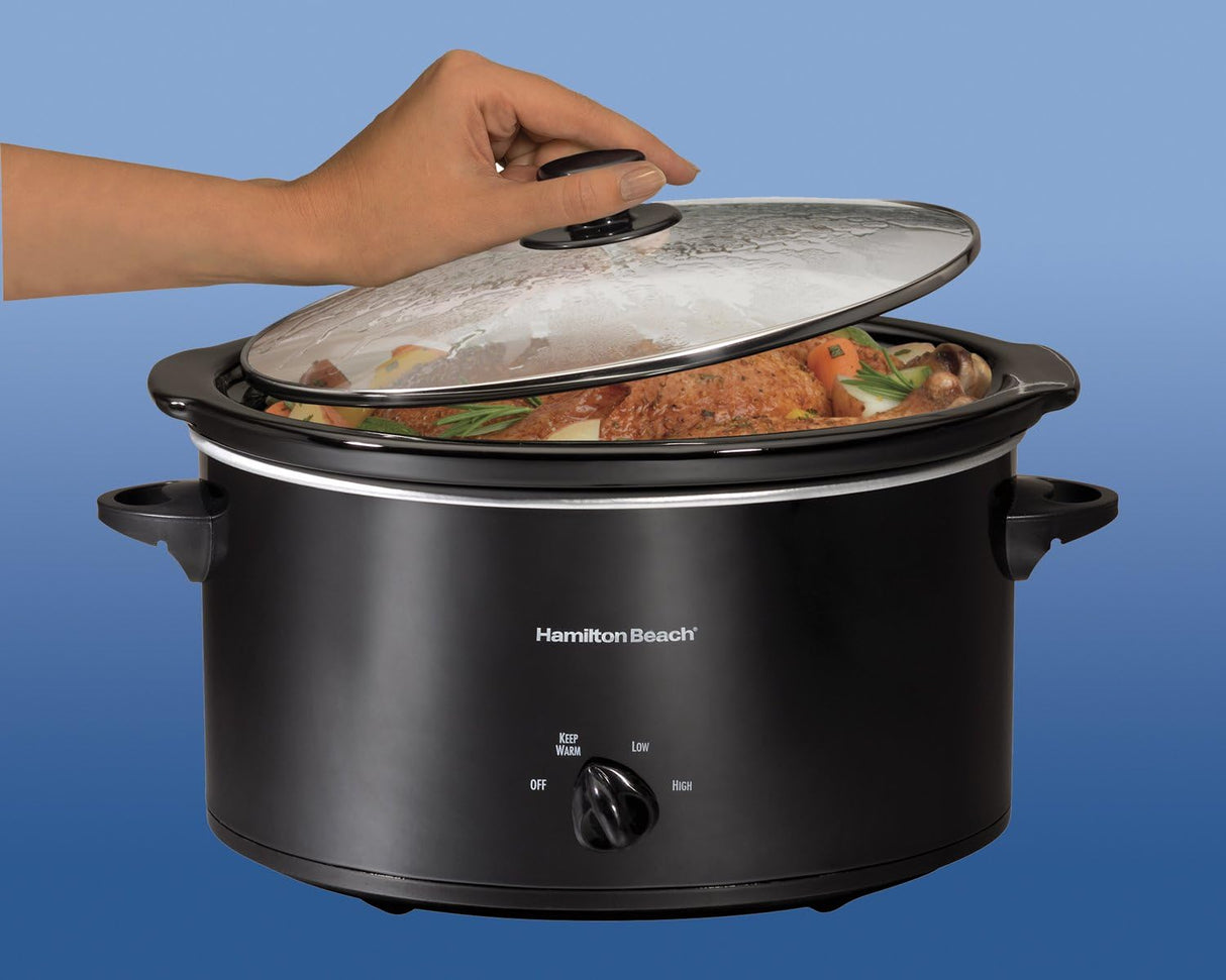 Slow Cooker 5QT Black Hamilton Beach
