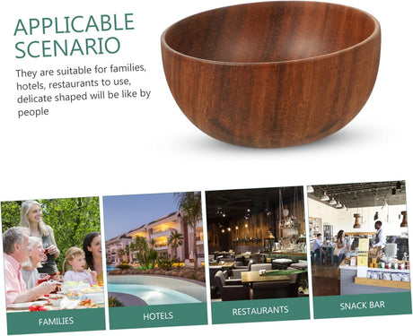 Round Plastic Bowl | Mahogany Collection | 9 Inch | Luxe Party