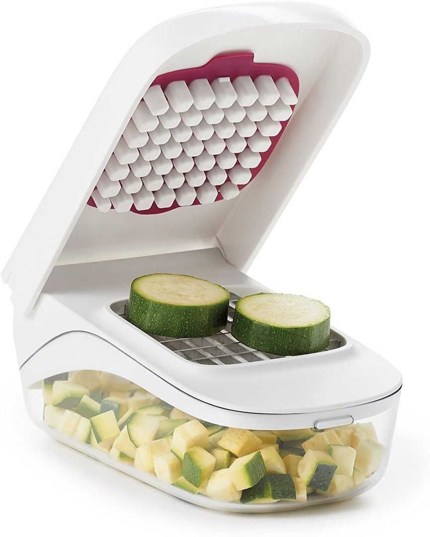 Vegetable Chopper with Easy Pour Opening OXO