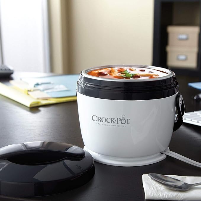 Lunch Crock Black Electric Crock Pot 20oz
