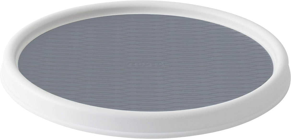Lazy Susan Turntable Non-Skid | White/Gray | 12" | Copco