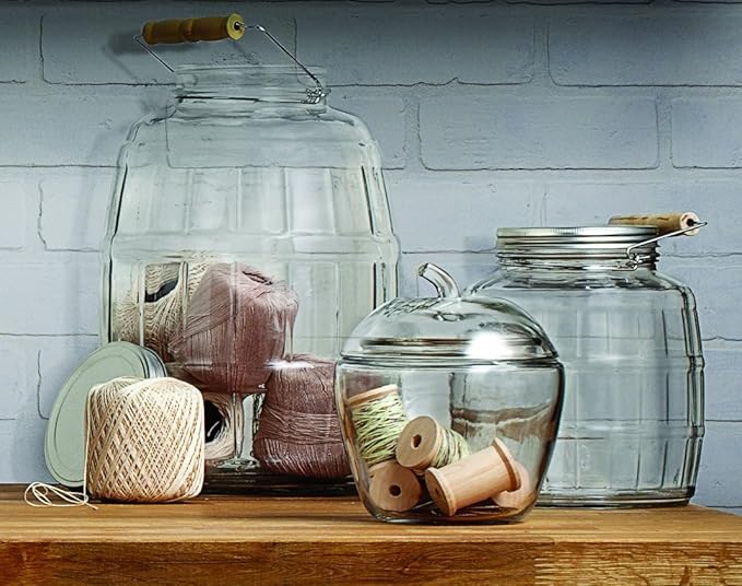 Storage Jar w/Handle 1 Gallon Anchor Hocking