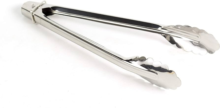 9" SS Tongs
