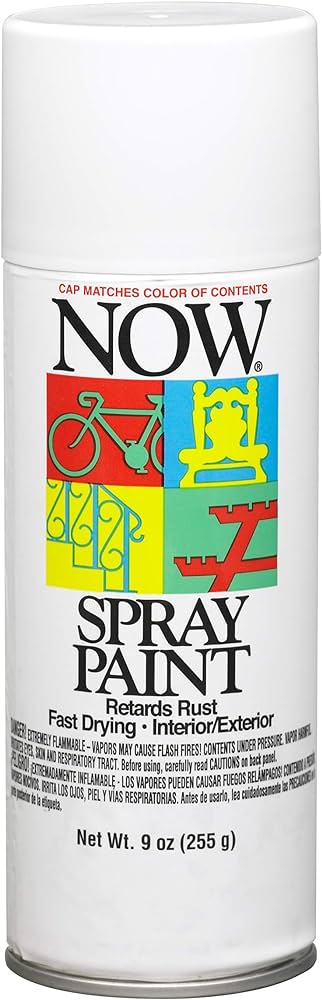 Now Spray Paint | Gloss White l | 21212 | 9 oz | Krylon