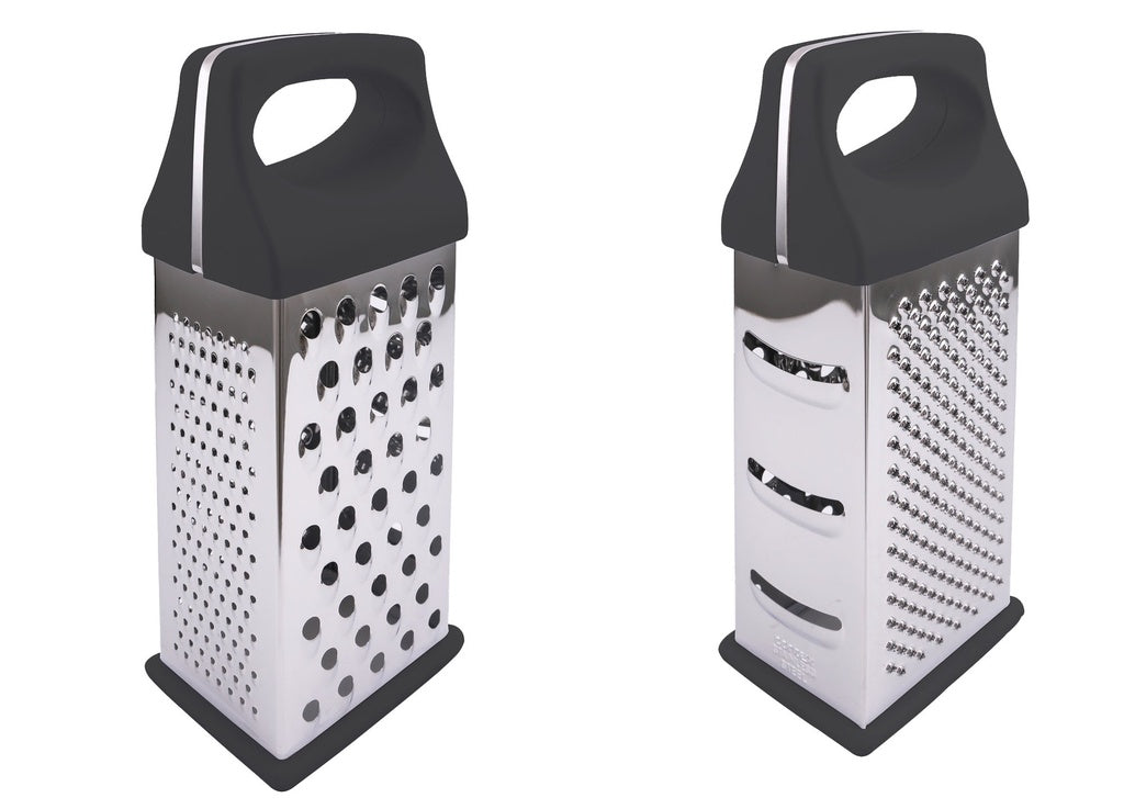 4 Side Stainless Steel Grater 9" Uniware