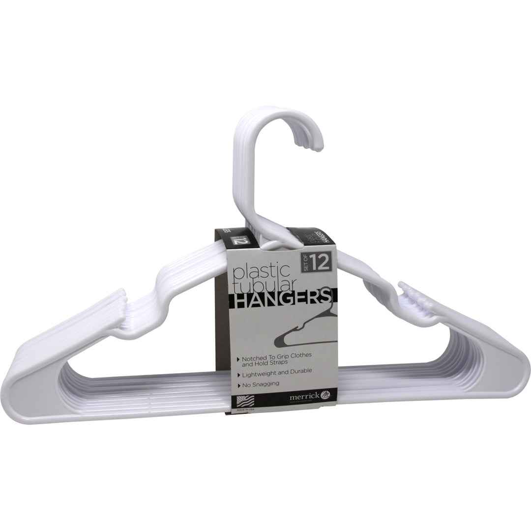 Plastic Hanger 12pk Merrick