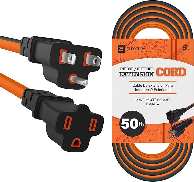 50' | Extension Cord | Out/Indoor | Electery